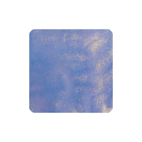 Wearingeul Little Lord Fauntleroy Shimmer fountain pen ink, 30ml, featuring a blue-toned surface with iridescent glitter particles, ideal for creative writing and drawing.