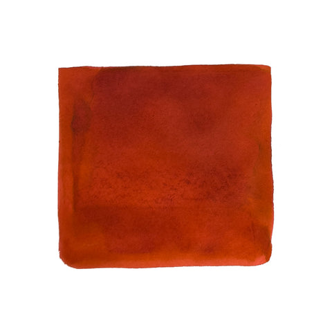 Colorverse Project Ink No.062 Maltijae - 15ml, a warm red-orange dye-based fountain pen ink, on a plain white background, showcasing its rich, vibrant hue.