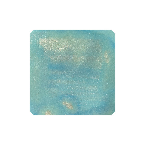 Minamo みなも (Shimmer) - 30ml by Tono & Lims. Pale turquoise fountain pen ink with silvery shimmer, part of the 'Friendship' series.