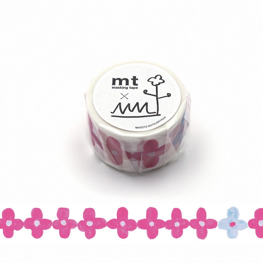 MT Masking Tape MT x Makoto Matsubayashi Flowers Washi Tape