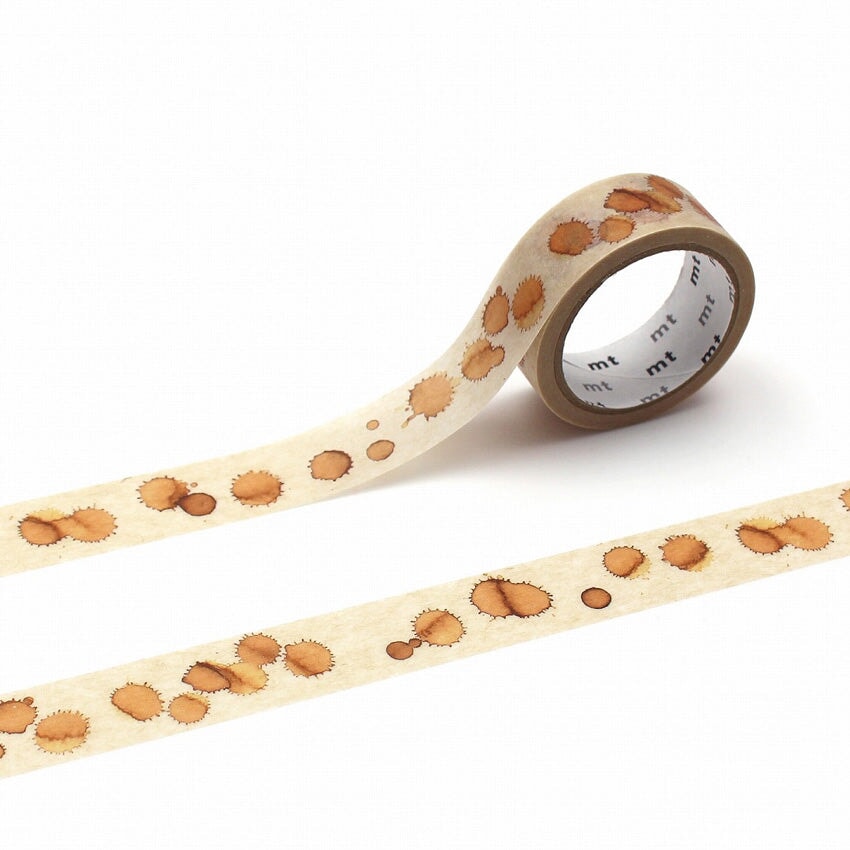 MT Masking Tape MT Upcycle - Coffee Stain Washi Tape