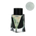 PenBBS No.526 Turquoise fountain pen ink, 30ml bottle, with a pale green-gray swab, highlighting its dye-based, pigment, waterproof properties.