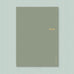 Wearingeul Nobile Notebook - A5 (Grid) features a minimalist sage-green cover with gold serif title, ideal for fountain pen ink enthusiasts seeking quality paper.