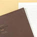 Wearingeul Nobile Notepad - A5 (Ruled), brown cover with 100 pages of 7 mm lined, fountain pen friendly paper, ideal for ink expression and smooth writing.