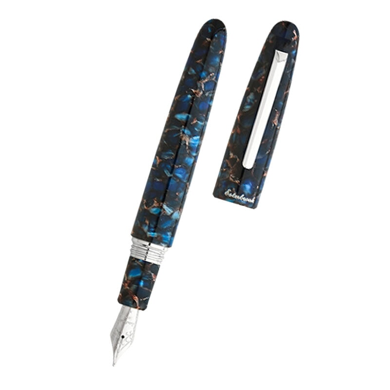 Esterbrook Estie - Nouveau Blue / Palladium - Journaling (Gena Custom) Fountain Pen