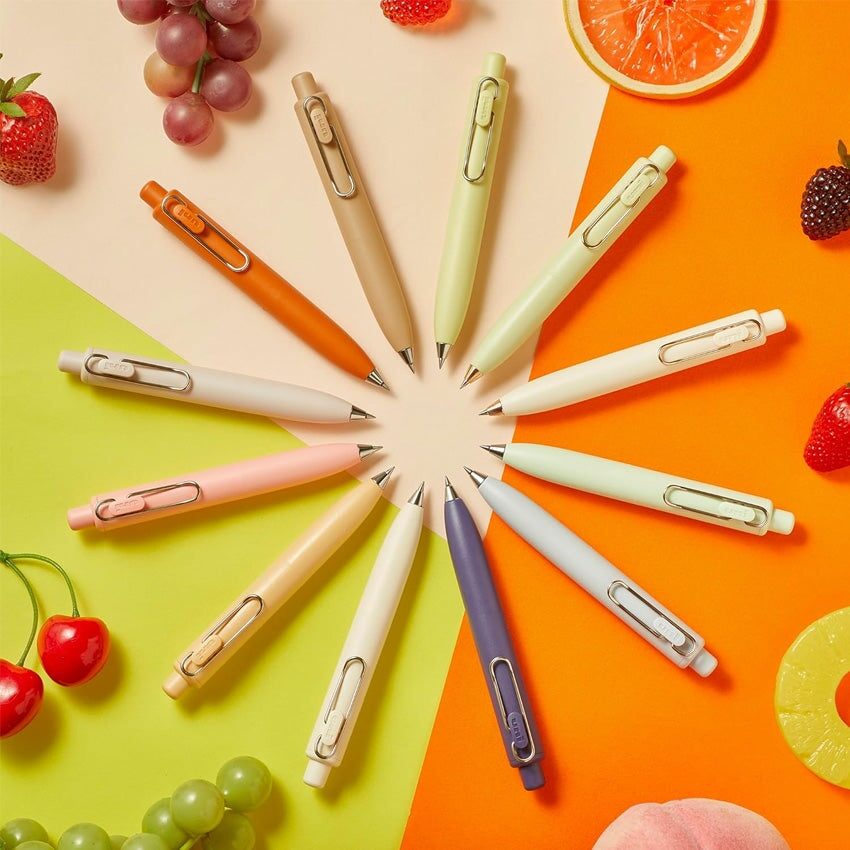 Uni One P Gel Pen (Yogurt / Rose Gold) - 0.5mm Gel Pens