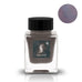 Oort Swirl - 30ml fountain pen ink by Tono & Lims, in a glass bottle with black cap, features a muted purplish-brown hue.