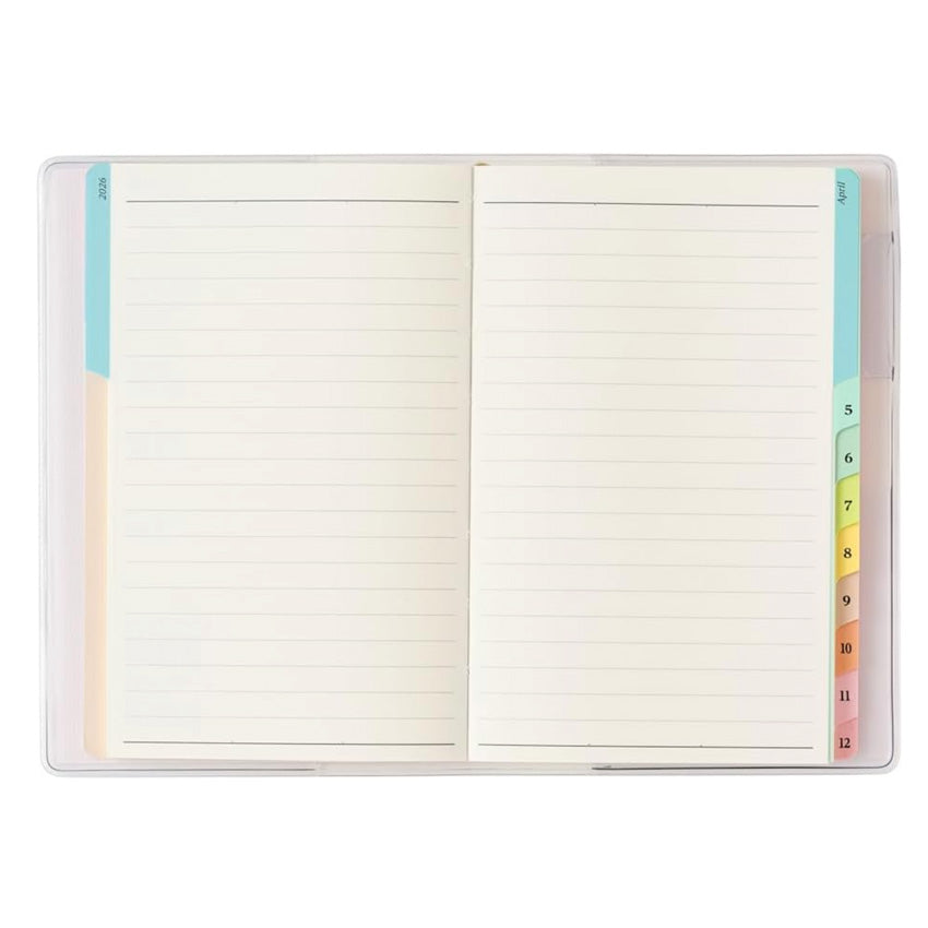 2026 PAGEM Left Weekly Horizontal Compact - A6 (Pink)