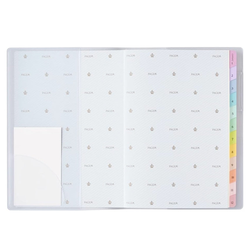 2026 King's Brunch x PAGEM Vertical Weekly Planner - B6-i (Celeste Blue)