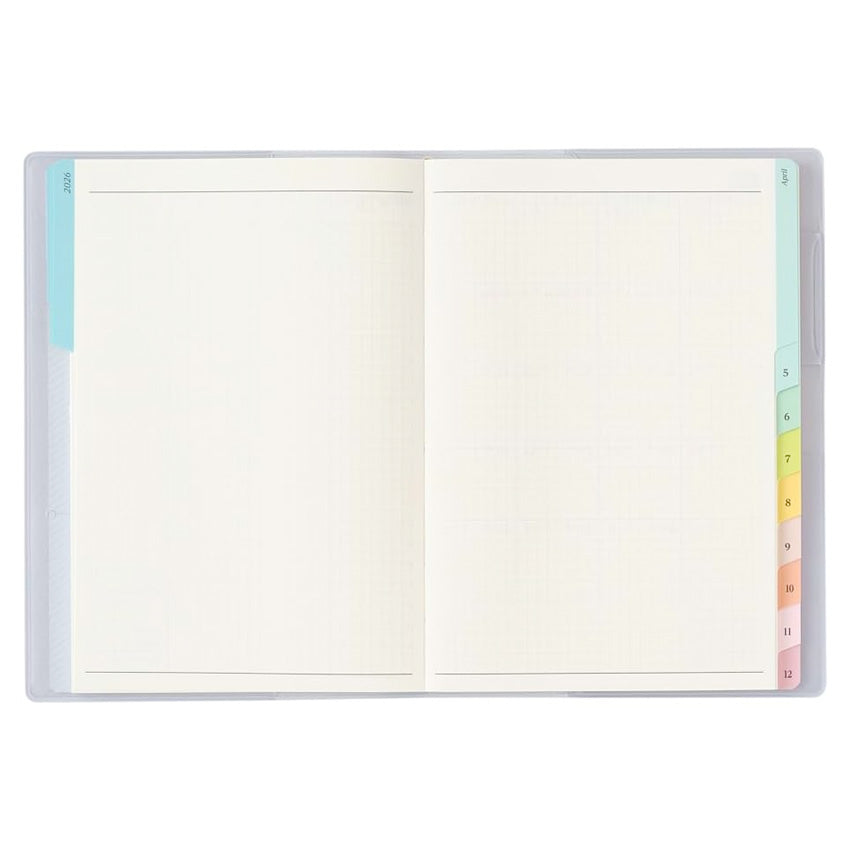 2026 King's Brunch x PAGEM Vertical Weekly Planner - B6-i (Celeste Blue)