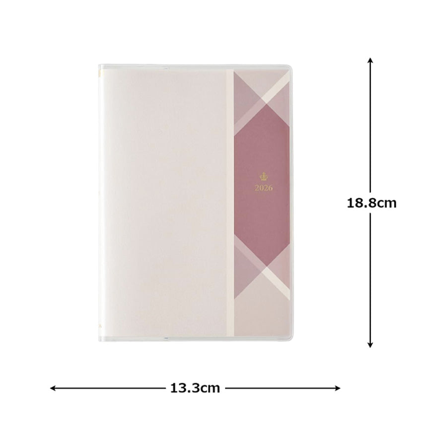 2026 King's Brunch x PAGEM Weekly with Memo Planner - B6-i (Rose Grey)