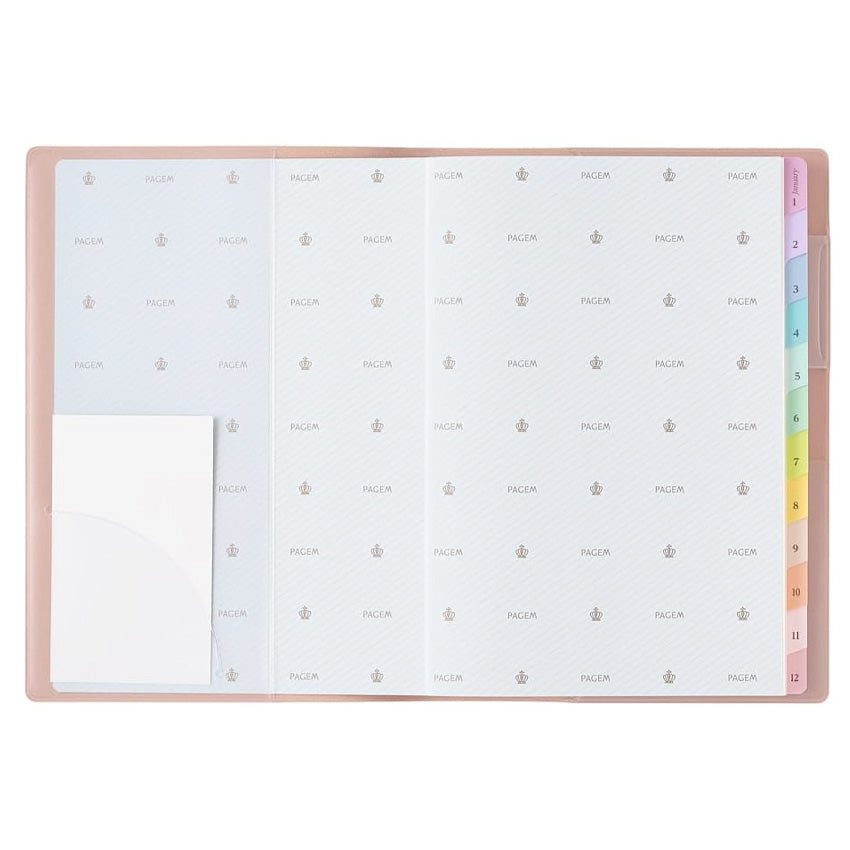 2026 King's Brunch x PAGEM Weekly with Memo Planner - B6-i (Ruby Grey)