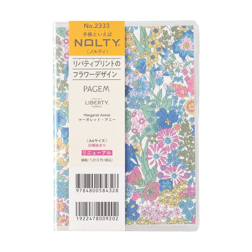 Nolty 2026 PAGEM Liberty Print Monthly - A6 (Margaret Annie) Planners