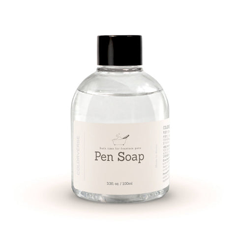 Colorverse Pen Soap - 100ml bottle for cleaning fountain pens, designed to improve ink flow by removing residual dye from nibs and feeds.