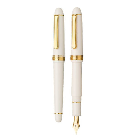 Platinum #3776 Chenonceau White - Fine Fountain Pen