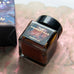 Square glass jar with black cap labeled THE HORSEHEAD, part of Journalize's 30ml Starry Night Shimmering Fountain Pen Ink series, showcased on a stone surface.