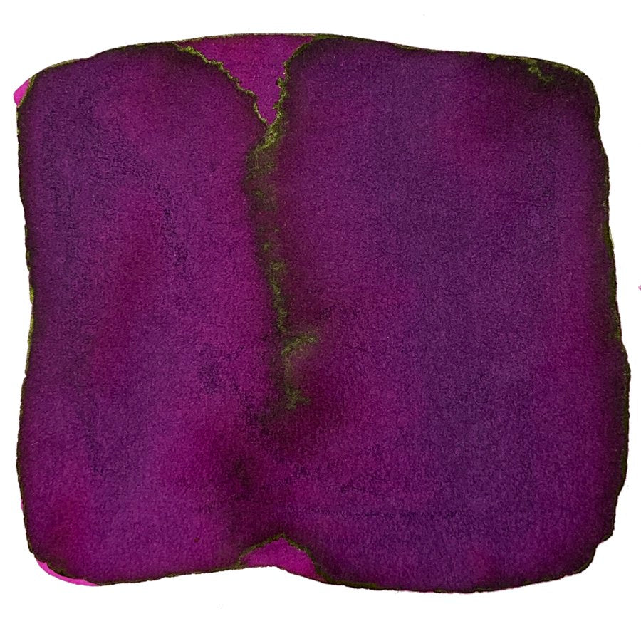 Ink Studio #531 - 2ml features a deep purple abstract swatch, showcasing Sailor's curated ink collection with hints of magenta and metallic green.