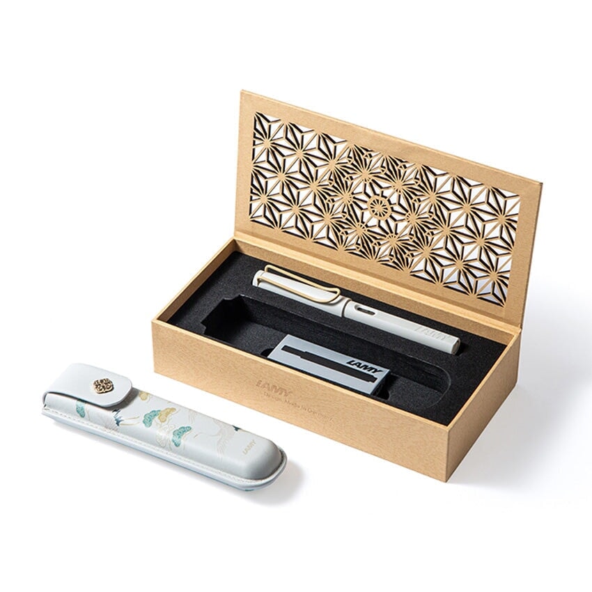 Lamy Lamy Song Dynasty Safari White Jade Set (Fine) Fountain Pen