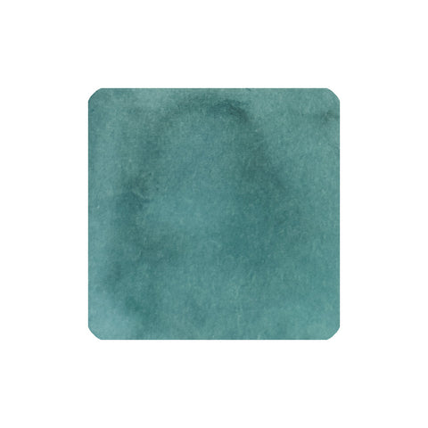 Tono & Lims Souvenir, kai, Waikiki fountain pen ink swatch in muted teal/blue-green, 30ml, showcasing subtle tonal variations. Part of the 'Friendship' series.
