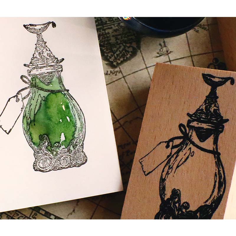 Archiving Wood Stamp (Log of Atlantis)