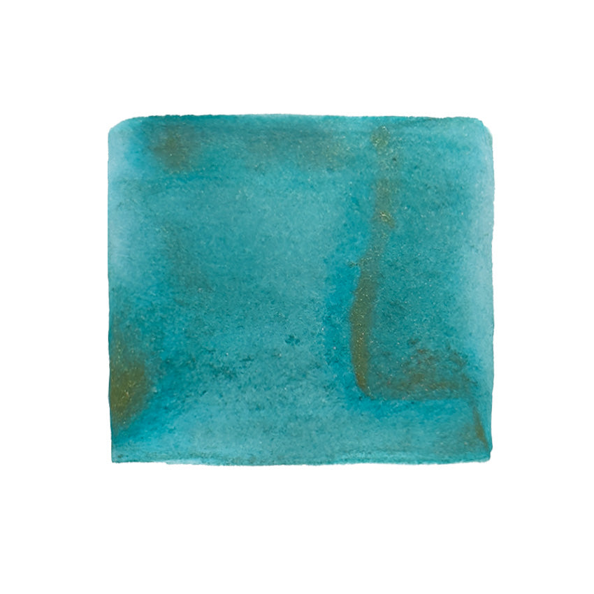 Journalize Starwave Meadow (Shimmer) - 30ml fountain pen ink, teal-blue wash with greenish-gold shimmer, part of the 'Starry Night' series, showcasing textured, sparkling particles.