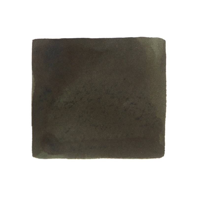 Shikiori Sube-rakashi - 20ml, Sailor fountain pen ink with a dark charcoal-gray swatch, showcasing a mottled texture. Perfect for seasonal-inspired writing.