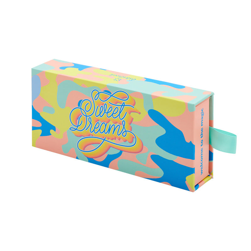 Esterbrook Estie - Sweet Dreams fountain pen in a pastel camouflage gift box, featuring a journaling nib by Gena Custom and gold trims.