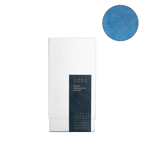 Terra Blue - 30ml fountain pen ink by Ink Institute, Taiwan independence calendar edition, suitable for most papers and pens, designed for easy cleaning.