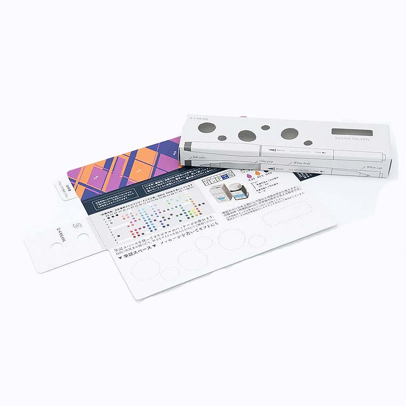 Sailor Ink Studio Dual Tip Brush Pen Set - Tone of the Evening Calm Calligraphy Pens