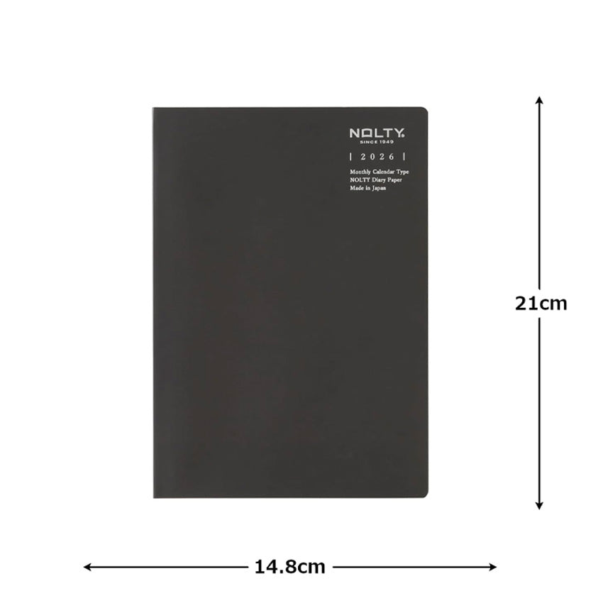 2026 Monthly TiO Planner - A5 (Black)