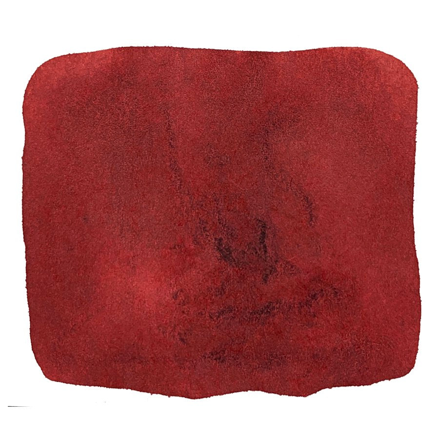 Tsvetayeva - 2ml ink swatch, deep red pigment on white background, showcasing Noodler's Ink's water-resistant and UV-resistant qualities for diverse writing needs.