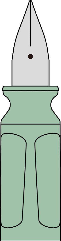 Sailor TUZU ADJUST Fountain Pen (Translucent Navy) - Medium Fountain Pen