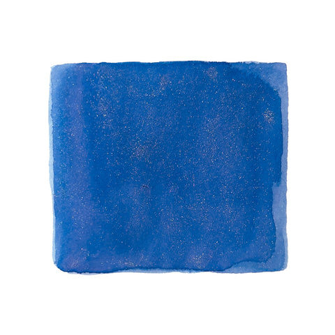 Ferris Wheel Press Valiant Blue fountain pen ink, 85ml, featuring a deep blue hue with gold/green shimmer, perfect for creative writing.