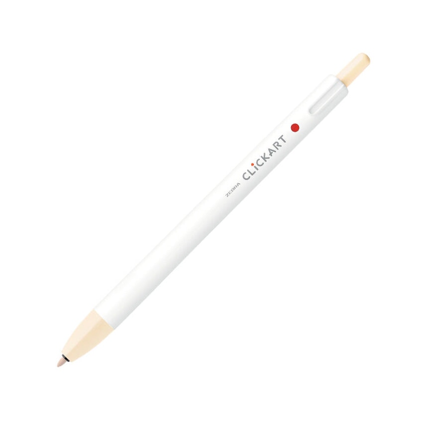 Zebra CLiCKART Retractable Marker - Pale Orange Marker Pens