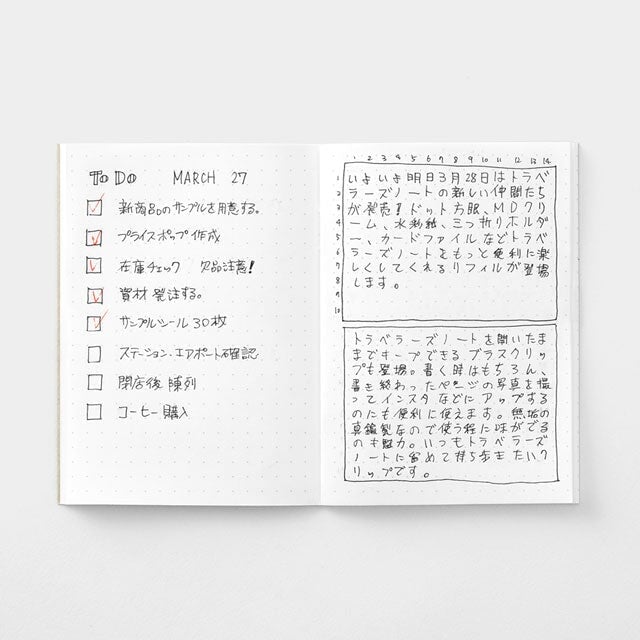 Traveler's Company #014 Dot Grid Refill (Passport) Notebook