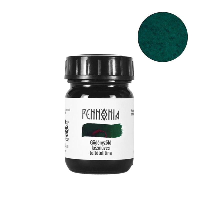 Pennonia Gödényzöld (Pelican Green) - 50ml Bottled Ink