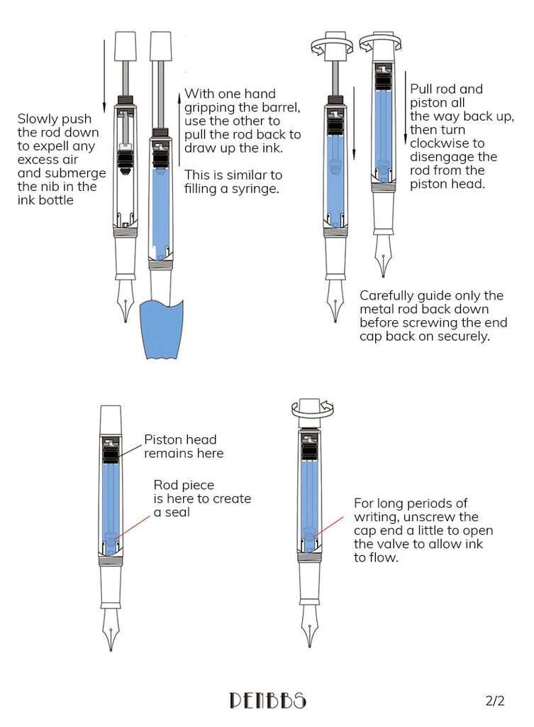 PENBBS 355 - Misty / Duotone #2 (Fine) Fountain Pen