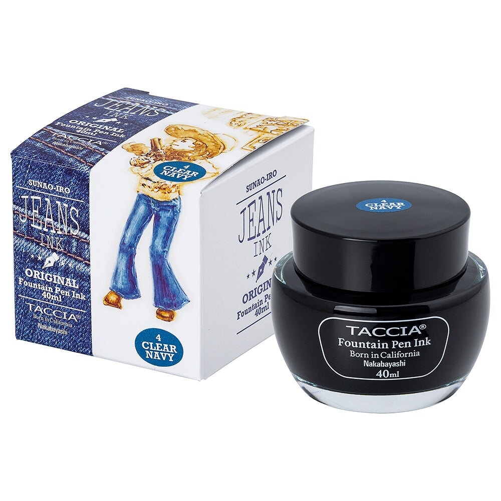 Taccia Clear Navy (Jeans) - 40ml Bottled Ink