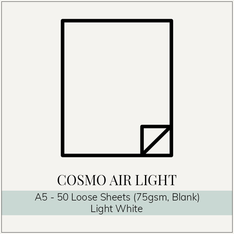 Desk Bandit Cosmo Air Light A5 - 75gsm- 50 Sheets (Blank) Loose Sheets