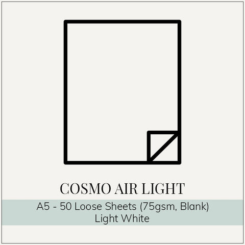 Desk Bandit Cosmo Air Light A5 - 75gsm- 50 Sheets (Blank) Loose Sheets