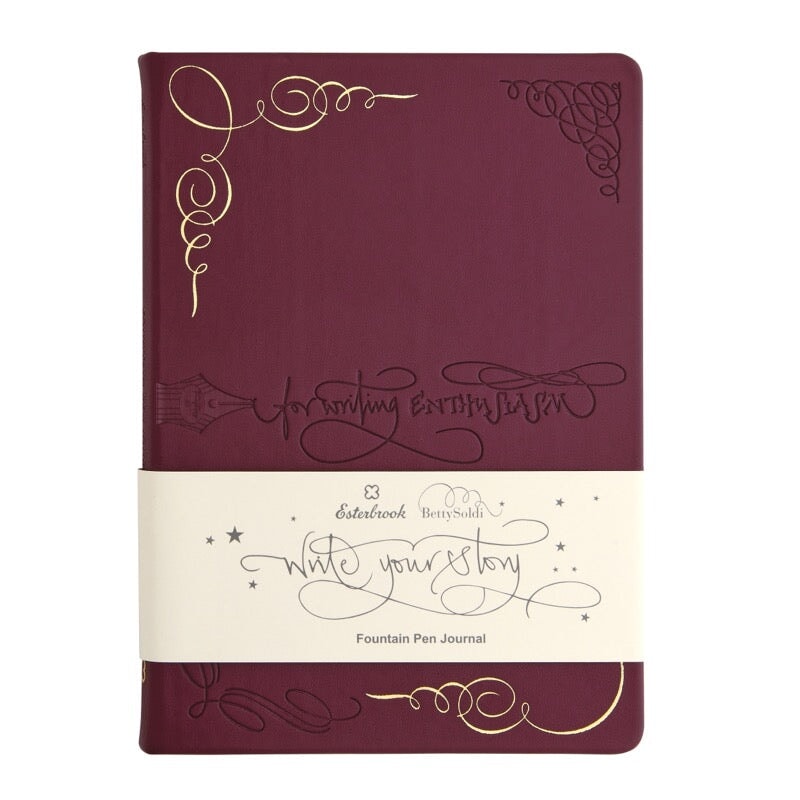 Esterbrook "Write Your Story" A5 Journal - Burgundy (Dot Grid) Notebook