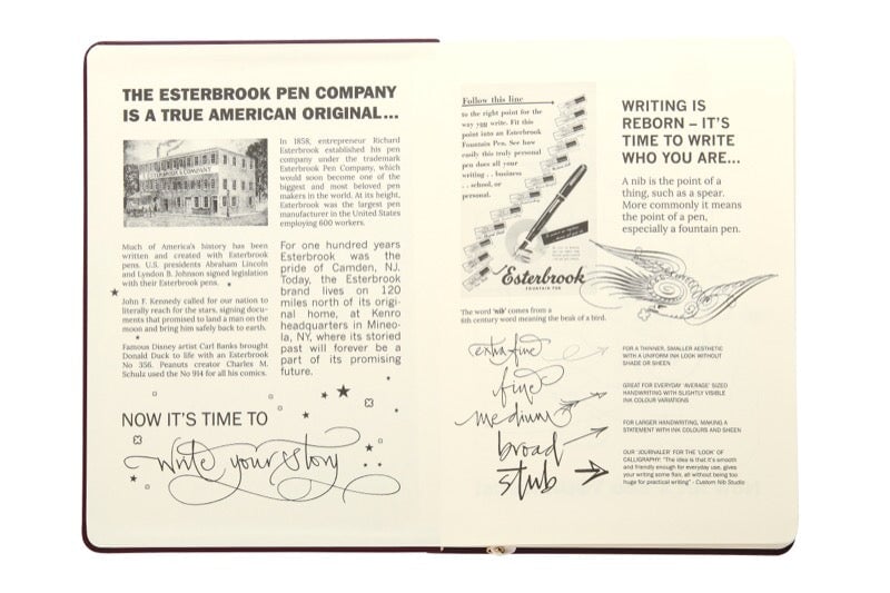 Esterbrook "Write Your Story" A5 Journal - Camel (Dot Grid) Notebook