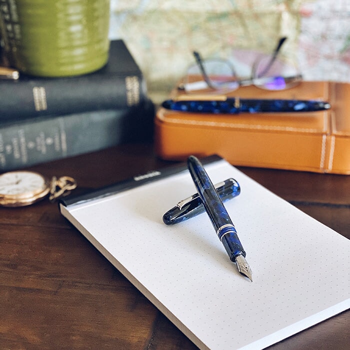 Esterbrook Estie - Cobalt / Palladium - Journaling (Gena Custom) Fountain Pen