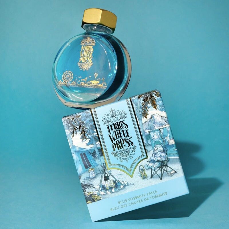 Ferris Wheel Press Blue Yosemite Falls - 38ml Bottled Ink