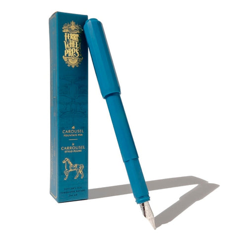 Ferris Wheel Press Carousel Fountain Pen - Tattler's Teal (Fine) Fountain Pen