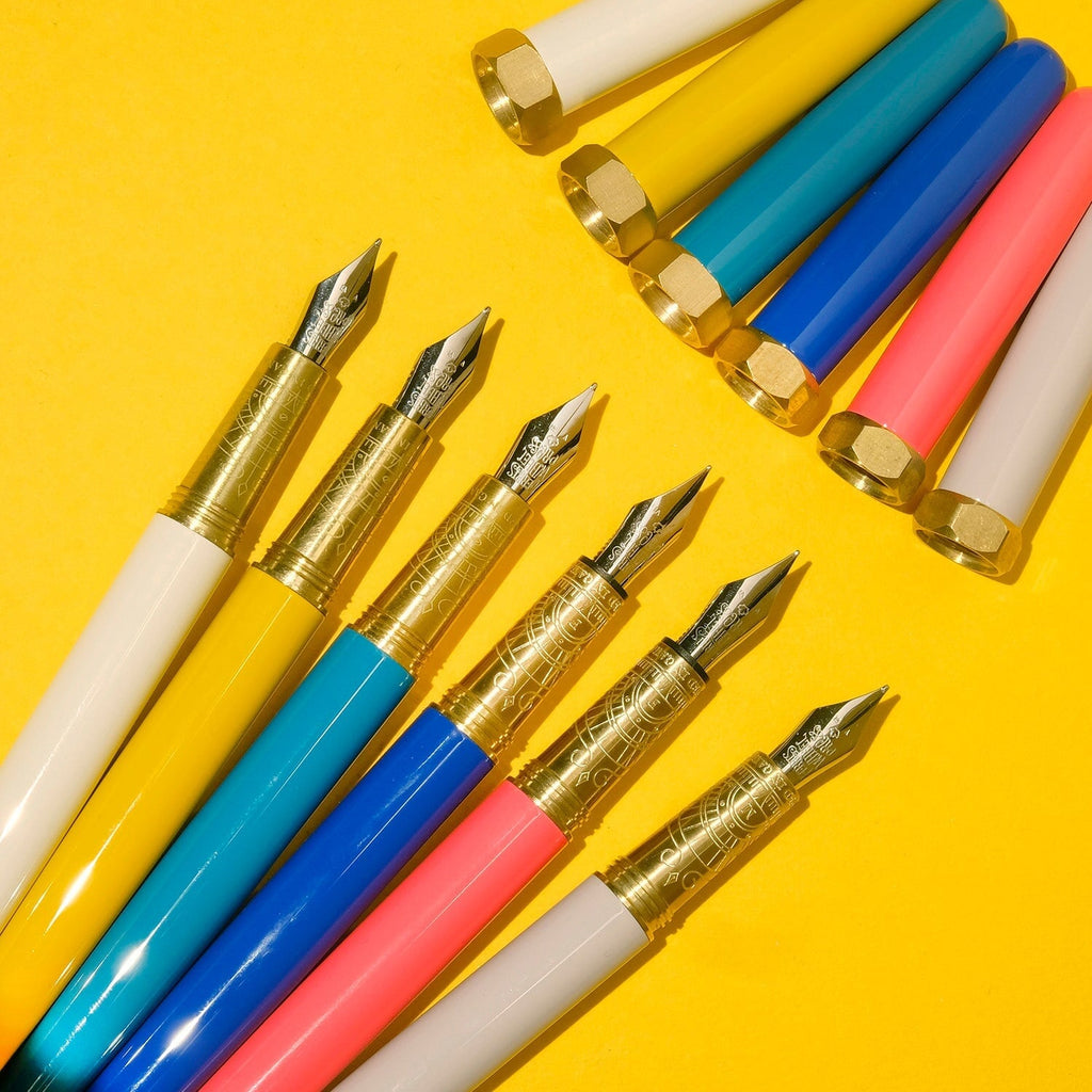 Ferris Wheel Press Brush Fountain Pen - Printmakers Teal (Medium) Fountain Pen