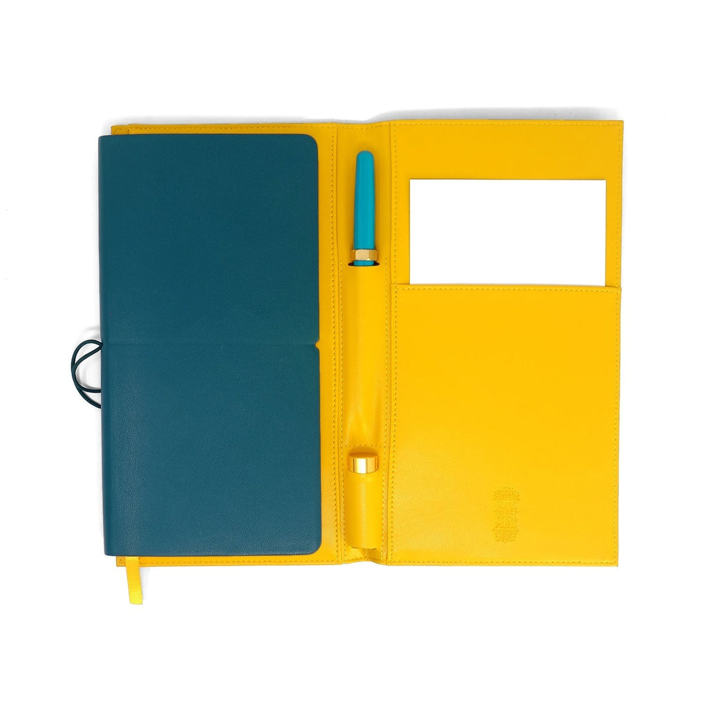 Ferris Wheel Press Nothing Left Fether Folio - Mustard Yellow Accessories