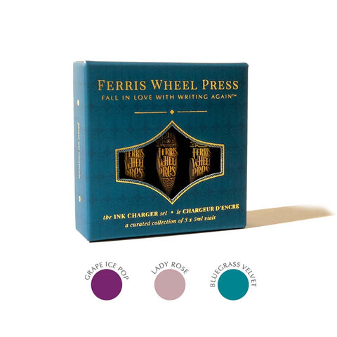 Ferris Wheel Press Ink Charger Set - Lady Rose Trio Bottled Ink