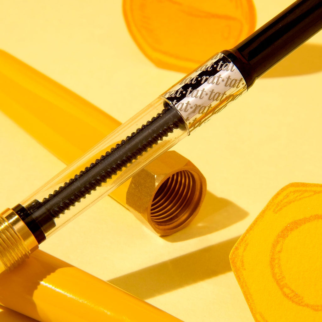 Ferris Wheel Press Brush Fountain Pen - Sunset Yellow (Medium) Fountain Pen