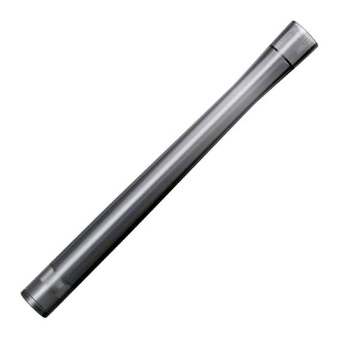 Sailor Hocoro Dip Fountain Pen Body (Transparent Black) features a sleek, metallic cylindrical design with thicker end caps, ideal for versatile ink use without refill hassle.